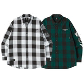 LifeWork Multi-Logo One-Pocket Check Long Shirt